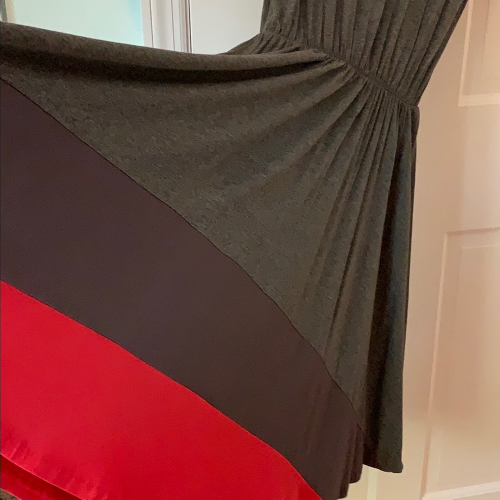 Boden color-block swing dress